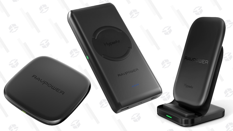 RAVPower 7.5W QI Pad | $23 | Amazon | Promo code KINJA066BaterĂa RAVPower 10,000mAh con 7.5W Qi Pad | $40 | Amazon | Clip the $6 couponDock RAVPower 7.5W Qi | $32 | AmazonGráfico: Shep McAllister
